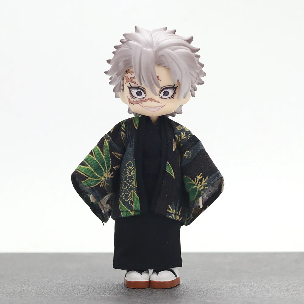 Demon Slayer Nendoroid Ob11 1/12 Articulated Doll Full Set Shinobu Kocho Giyu Tomioka Mitsuri Kanroji Collectible Anime Figurine view 6
