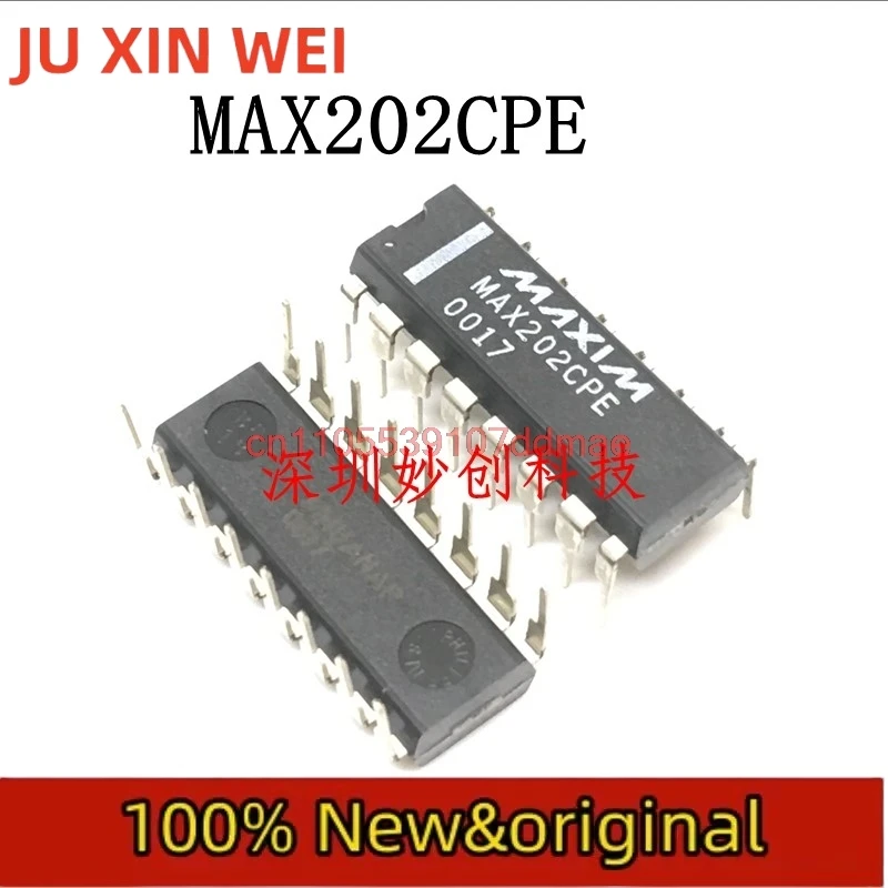 10PCS/Lot MAX202CPE MAX202 202 DIP-16 MAX202EPE DIP16