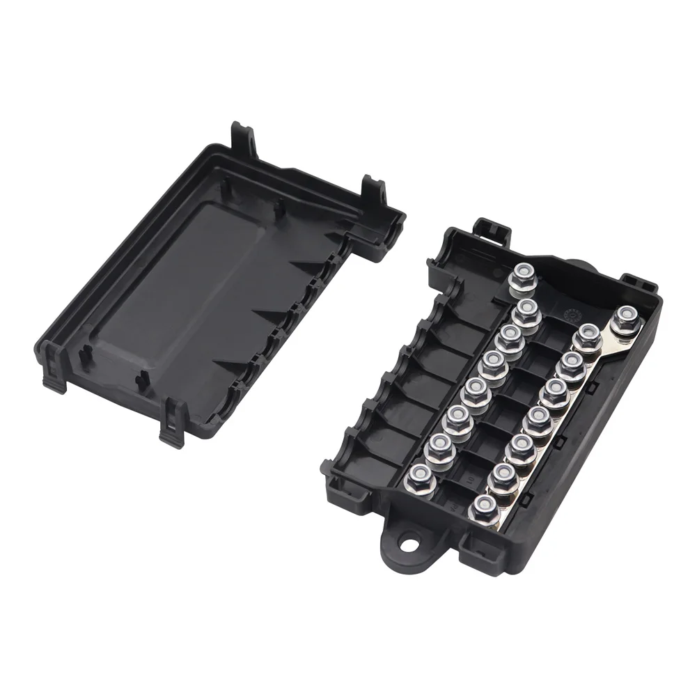 

Держатель Fuze из медного сплава, винт M6, 1 вход и 7 выходов Fuze Block, автомобильные аксессуары, термостойкая коробка Fuze для грузовиков