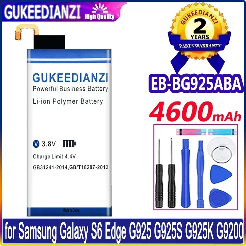 

4600mAh Mobile Phone Batteries For Samsung GALAXY S6 Edge G9250 G925F G925FQ G925S G925L G925A G925V EB-BG925ABE EB-BG925ABA