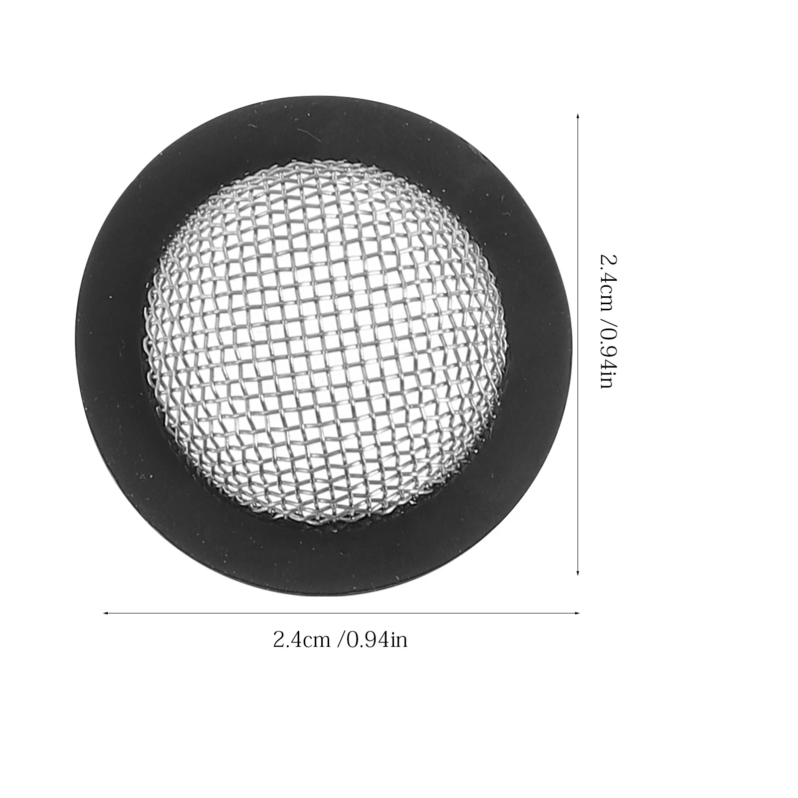 Rondelle de tuyau d'arrosage, écran en fil d'acier, caoutchouc Durable antirouille, 34 pouces, filtre de tuyau, joint de crépine, filtre à eau, 20 pièces