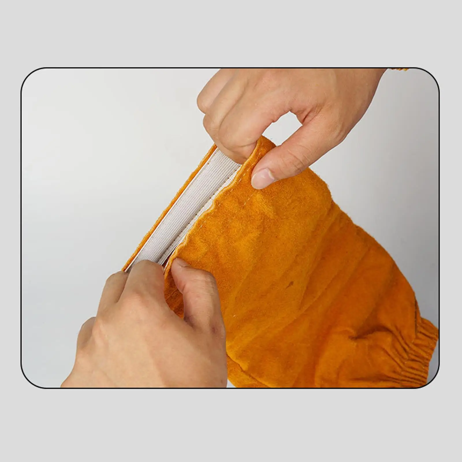 Quality Leather Welding Work Sleeves Stitch Tightly Wear Resistant Accessories for Gardening and Metalworking