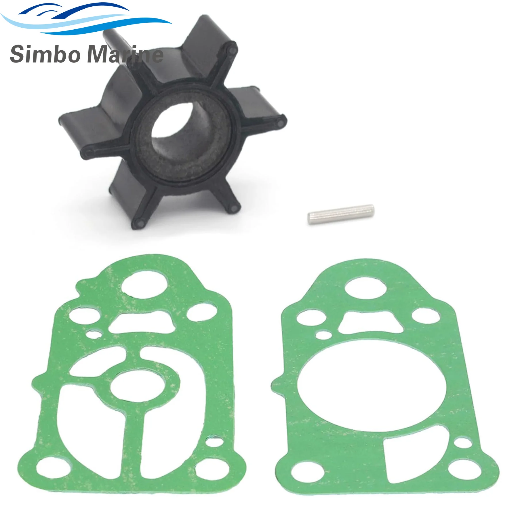 47-161543 8M0204676 Water Pump Impeller Repair Kit for Mercury Mariner 2-Str 2 3 3.3 HP 4-Str 2 2.5 3.5 HP Outboard Motor 161543