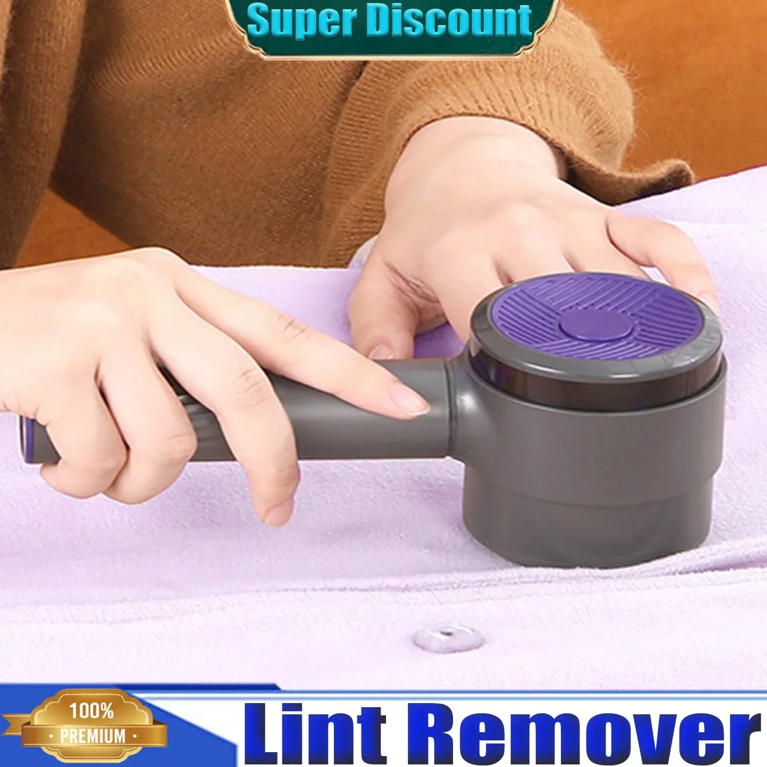 

Electric Lint Remover,Fluff Sweater Pilling Wool Trimmer for Fabric,Portable Clothes Shaver Carpet Ball Fuzz Granule