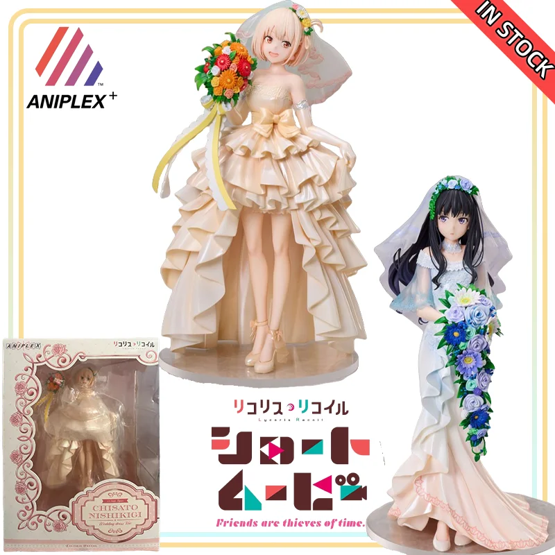 

【100% подлинный】В НАЛИЧИИ ANIPLEX Original Lycoris Recoil Nishikigi Chisato - Inoue Takina 1/7 H = 25 см, свадебное платье, версия. Модель игрушки