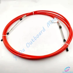 Throttle Shift Cable, Remote Control, For Yamaha Honda Suzuki Tohatsu Boat Outboard Motor Steering System, Red, 8-20 Feet
