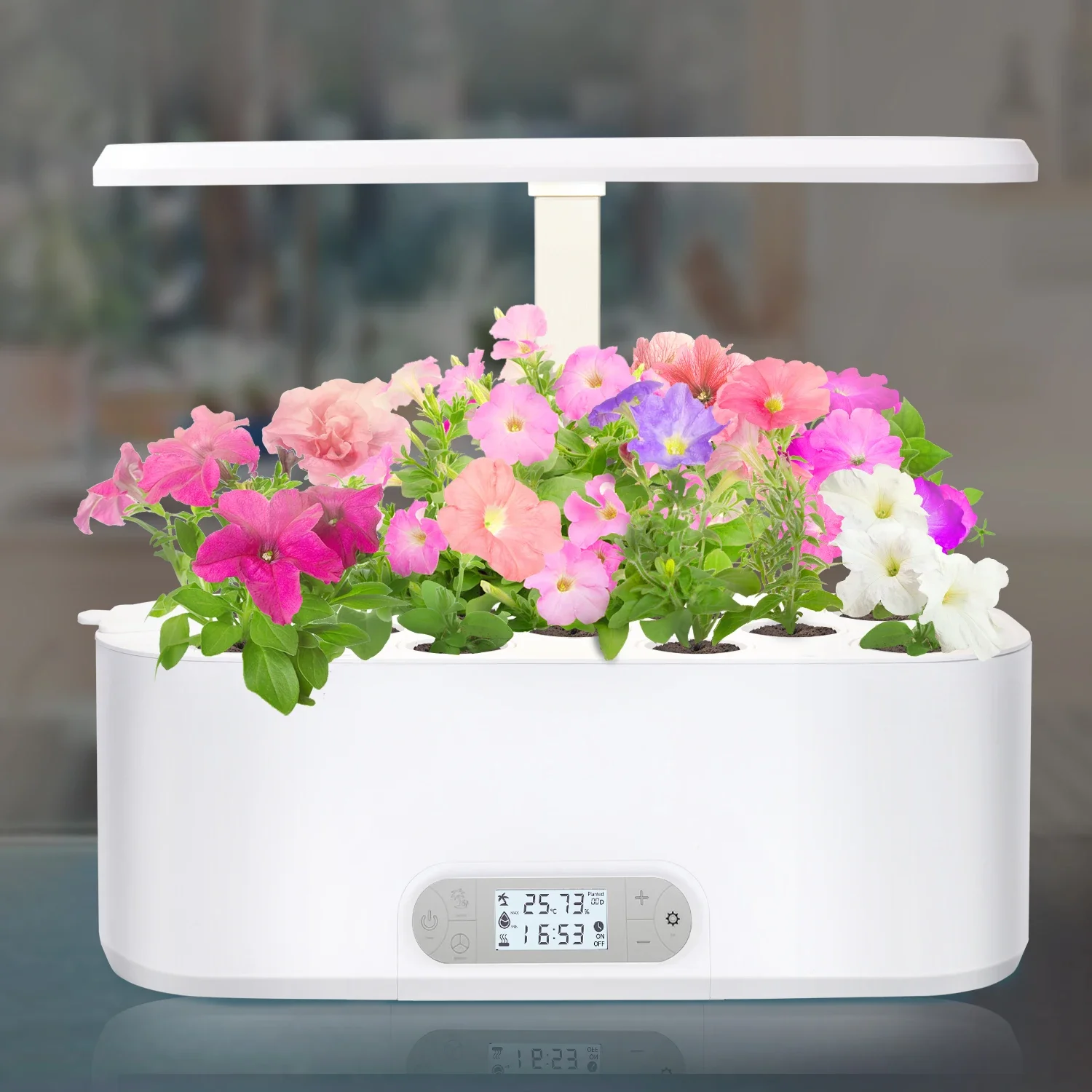 J&C growing system 3 light modes smart garden hydroponic indoor mini hydroponic garden smart planter water pump included