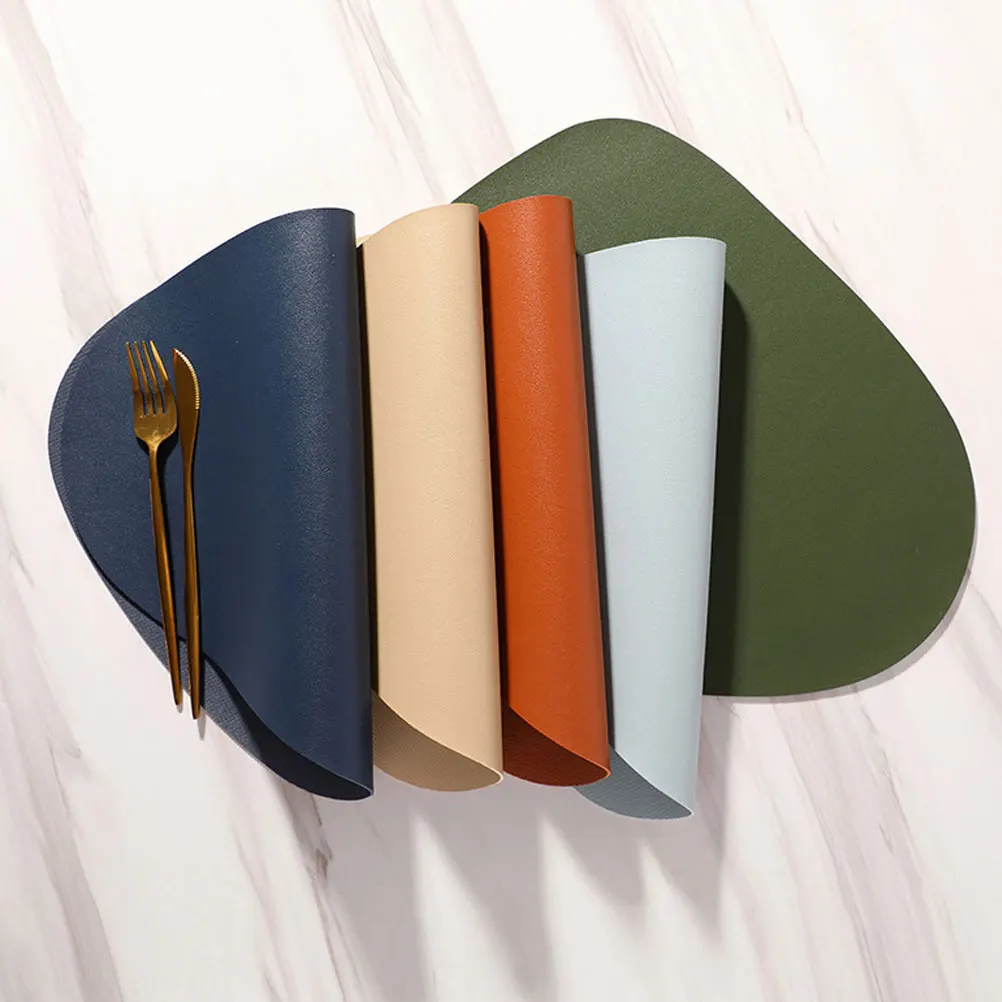 

Placemat Thickened Heat Resistant Non Slip Kitchen Dining Coasters Protective Mats Waterproof Tableware Isolation Pad