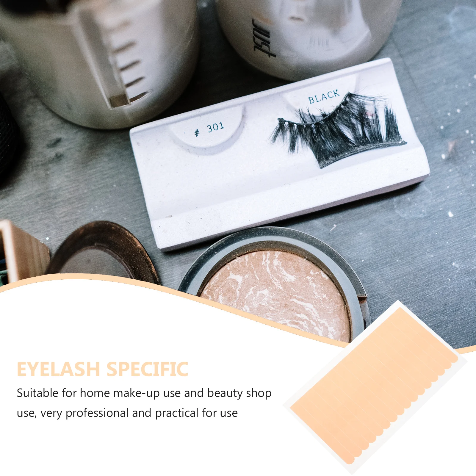 Nastro per estensione ciglia da 10 fogli, delicato sulla pelle a mano per una regolazione rapida delle strisce per piantare le ciglia Innesto delle ciglia