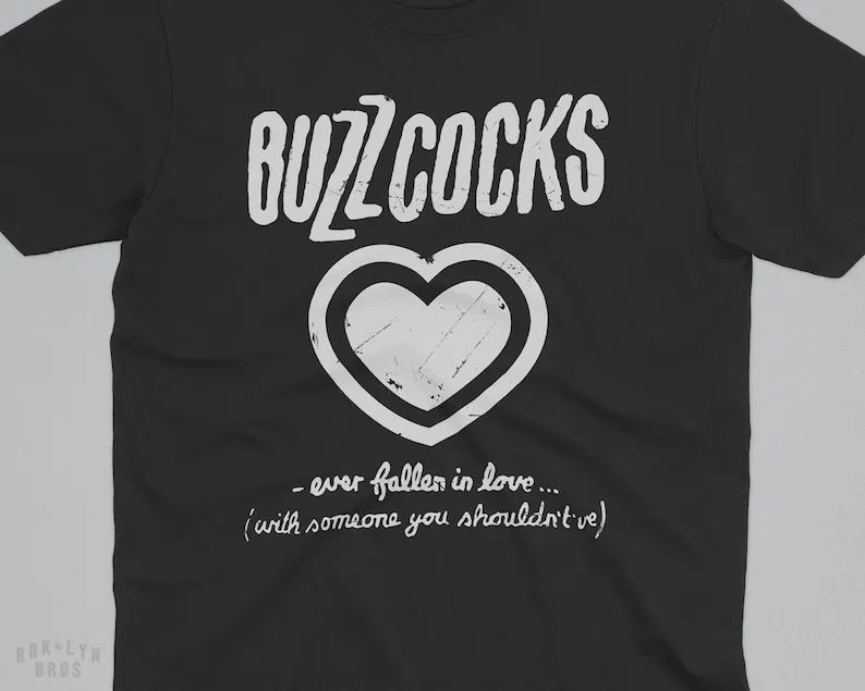 Buzzcocks T Vintage Graphic  Retro Punk Band Unisex T.shirt