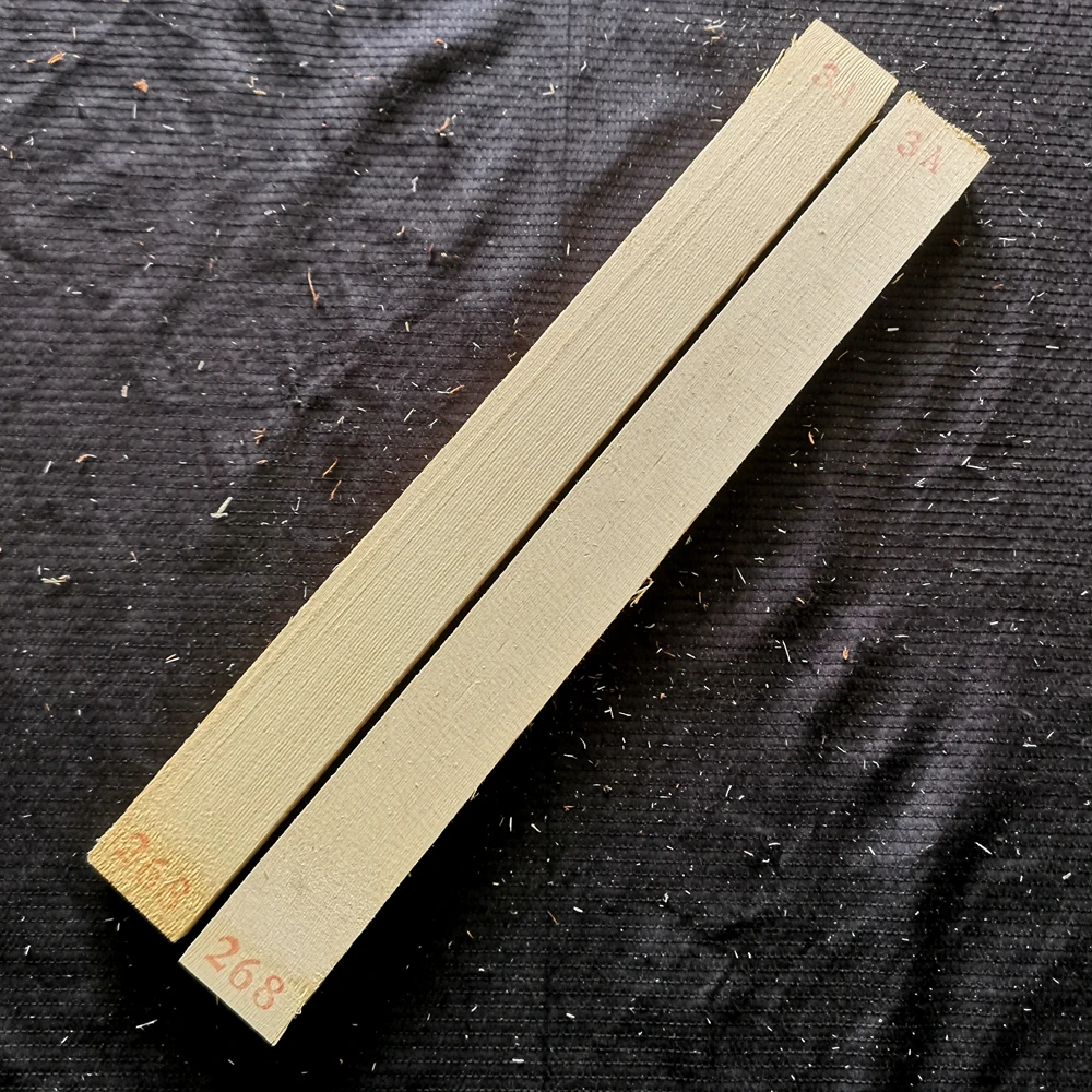 HUATOOL German Spruce Guitar Soundboard Rib Wood Matching Wood Straight-Cut Square Manual Guitar-Making Material 500*50*20*2PCS