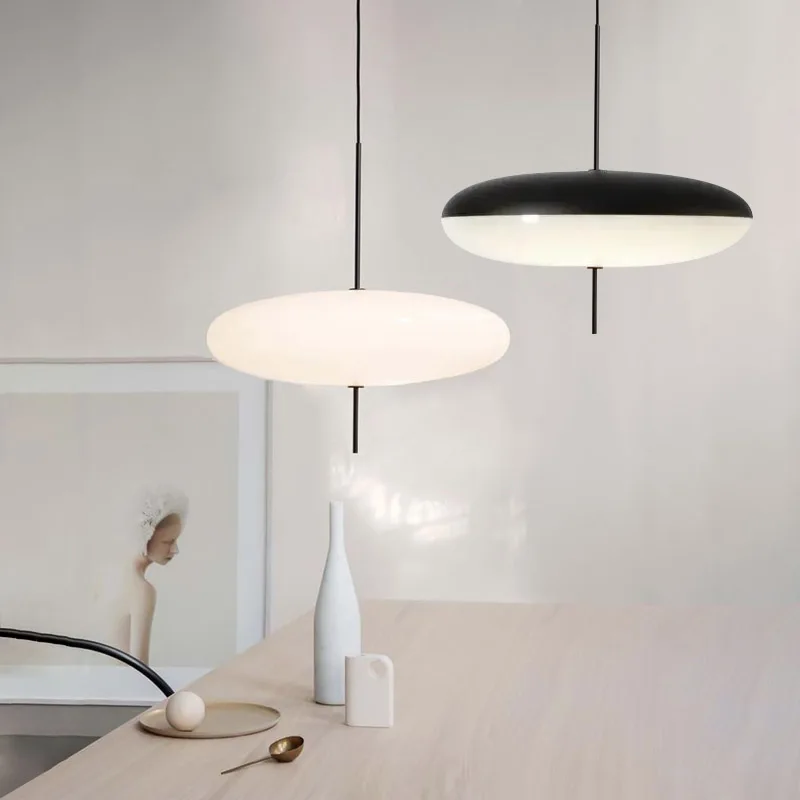Pop Nordic LED Pendant Light Flying Saucer Design Lamp For Bedroom Living Room Bar Cafe Office Restaurant Indoor Home Decor Ligh