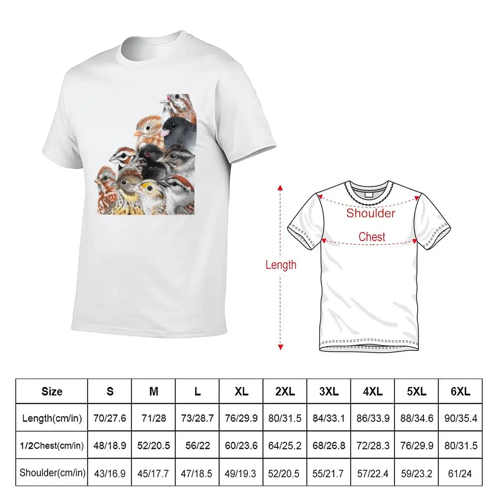 New Wave of Sparrows T-Shirt summer clothes cute clothes mens t shirts top quality