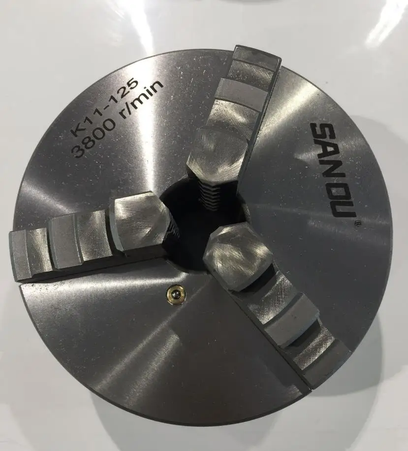 

K11-125 Lathe Chuck 5 Inch 125mm Self Centering Chuck SANOU Brand for Mini Lathe