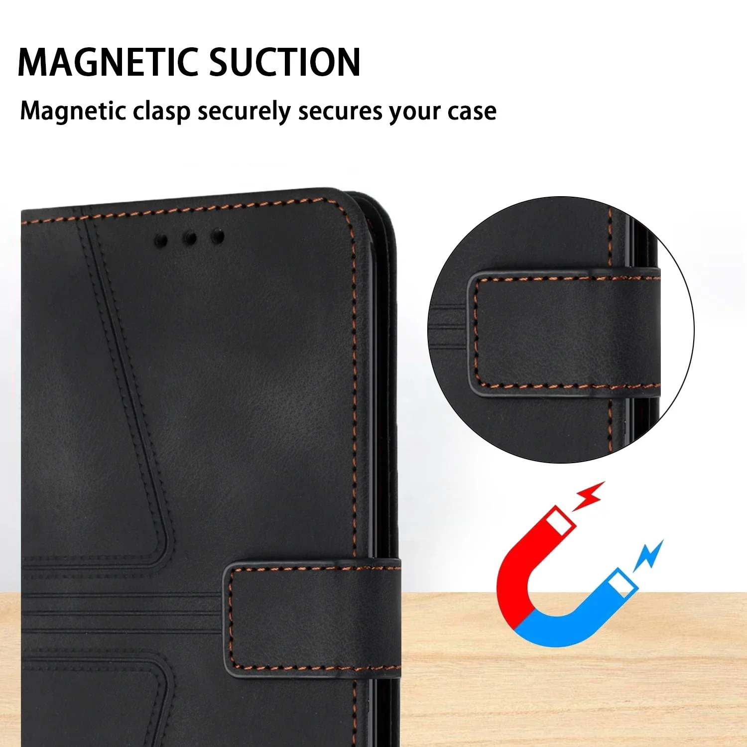 Wallet Flip Leather Case For Xiaomi Redmi Note 9s 10S 11S 12S 13 Pro 4G 5G 12C 10C 9C 10A 9A A1 A2 Plus A3 Prime POCO X5 Pro