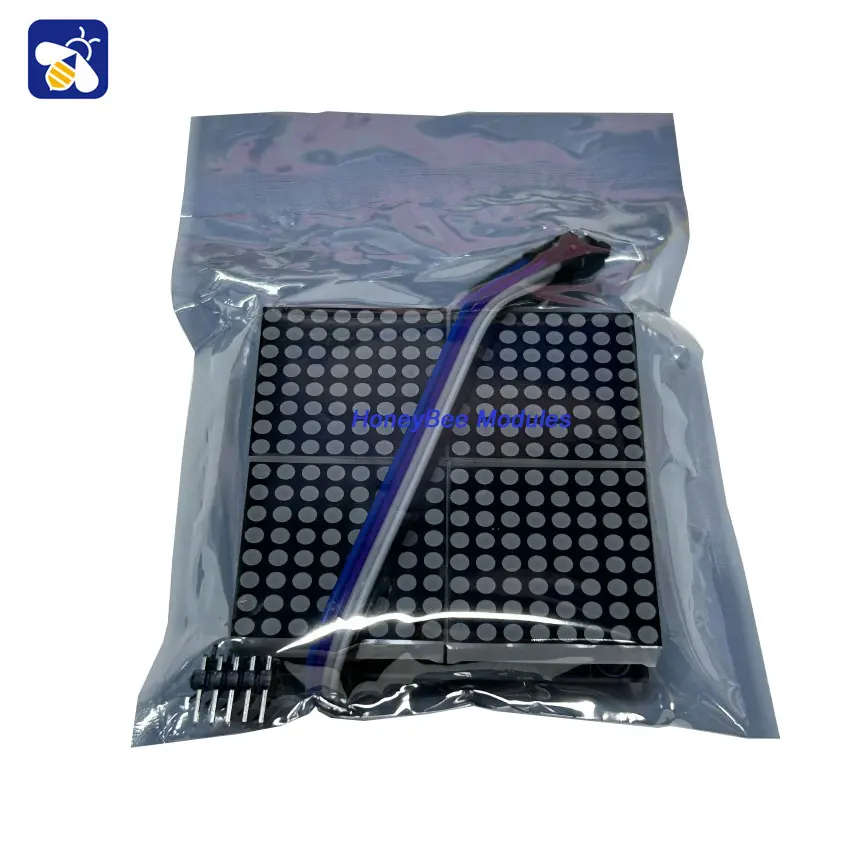 4-Bit Max7219 Dot Matrix Module Besturingsmodule Mcu Control Drive Led Display Module