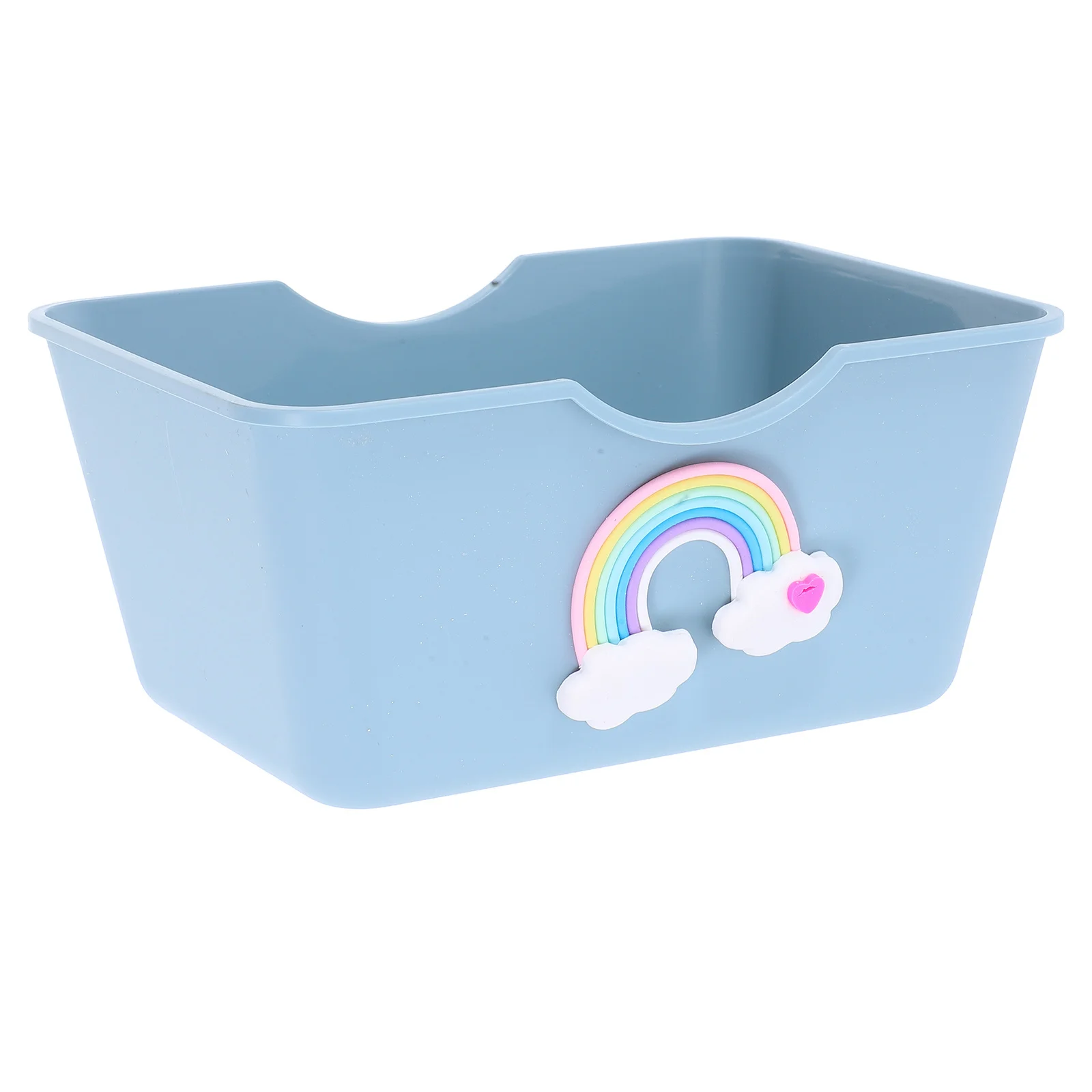 

Cute Hamster Bathroom Tub Elevated Design Small Animal Litter Box Hamster Enclosure Sand Bath Box Durable Clean Fun