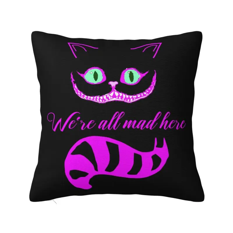 Nordic Cheshire Cat Cushion Cover 40*40 cm Soft Throw Pillow Case Decoration Bedding Sofa Pillowslip