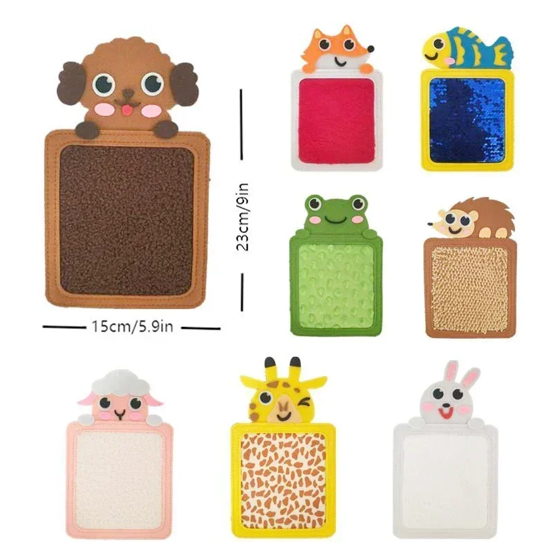 Felt Sensory Mats for Autistic Children Cartoon Animal Cognition Tiles Textured Pads Developmental Preschool Education Toys