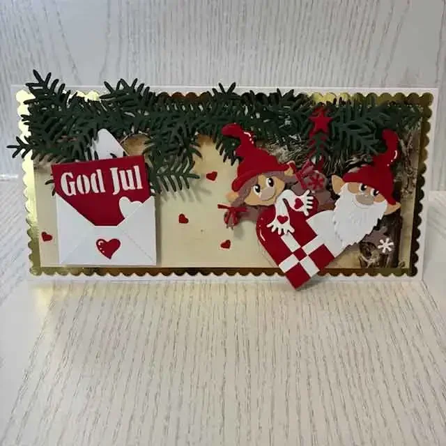 

Отец Рождество 2023, новые металлические штампы для DIY, скрапбукинг, ремесла, шаблон для фотоальбома, украшение ручной работы