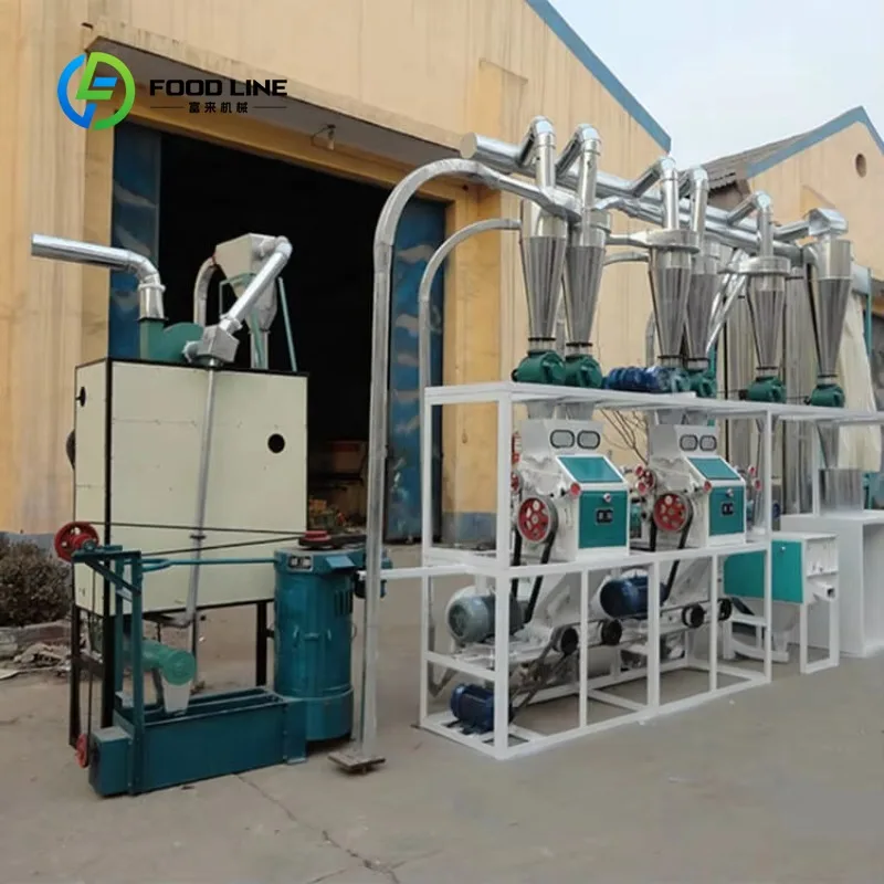 Customized Factory Price White Wheat Flour Production Line Wheat Flour Roller Mill Wheat Four Making Machine Manufactures