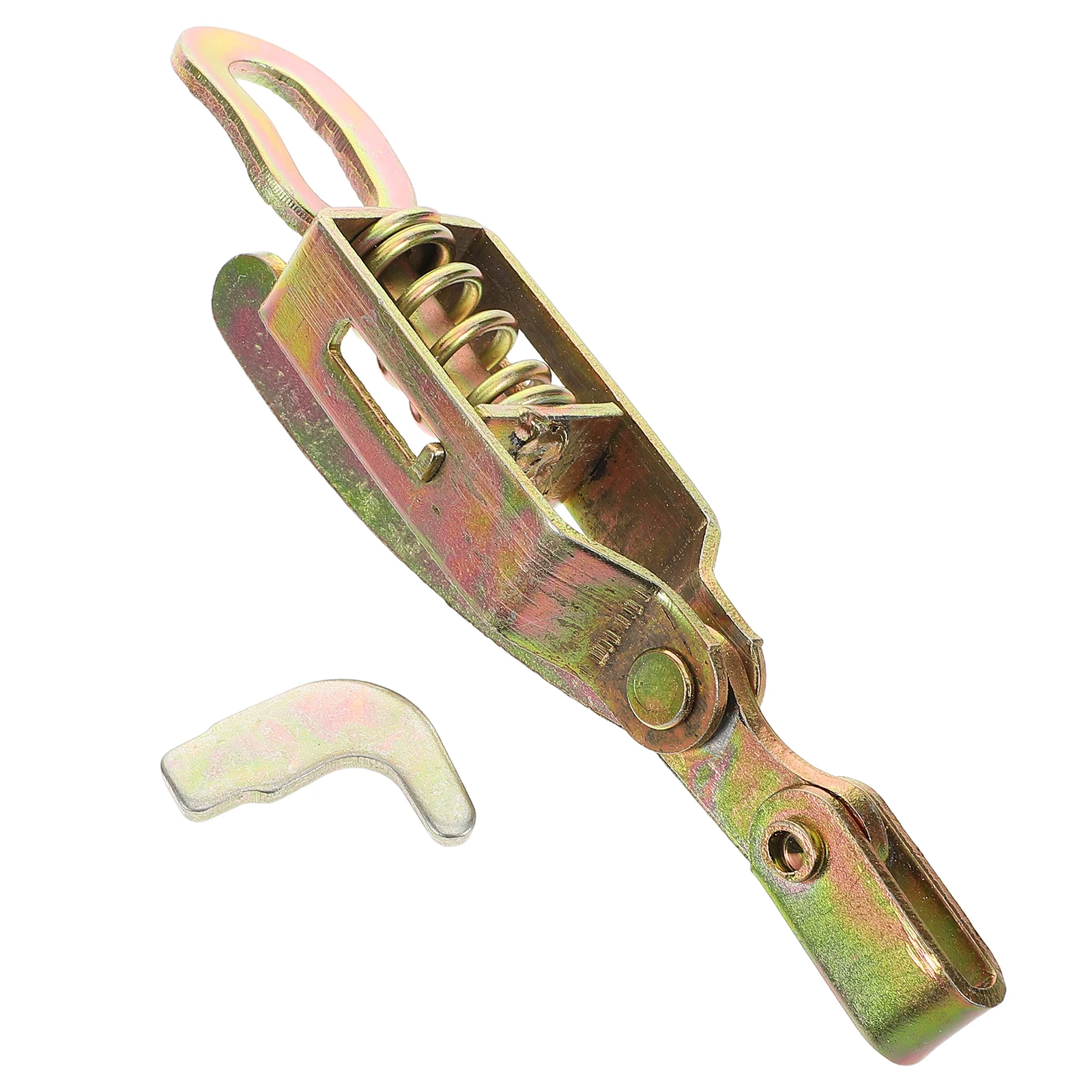 

Heavy Duty Latch Galvanized Iron Paddle Handle Cargo Trailer Door Spring Loaded Lock Hardware Metal Buckle Fastener Gate Closure