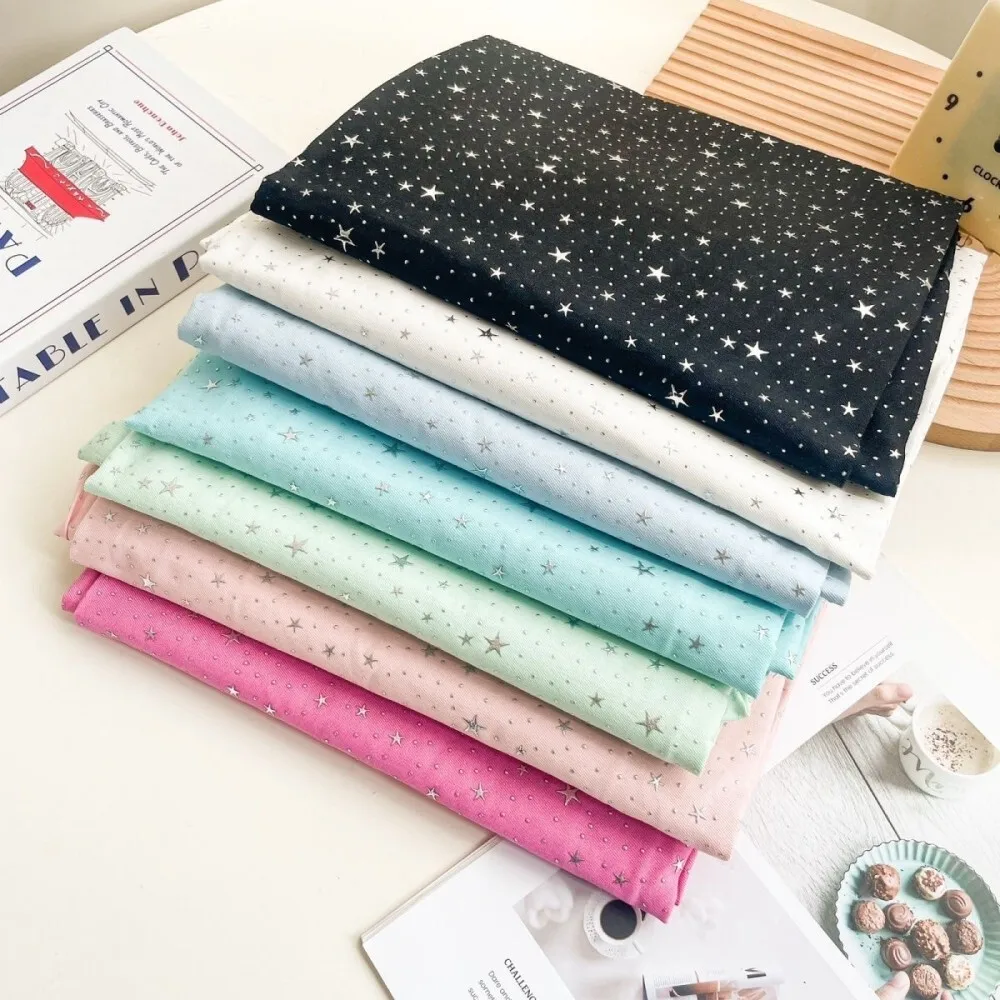 

Pentagram Hot Stamping Printed Fabric 150x50cm Suitable For Handmade Dresses Stage Costumes Event Backgrounds Decorative Fabrics