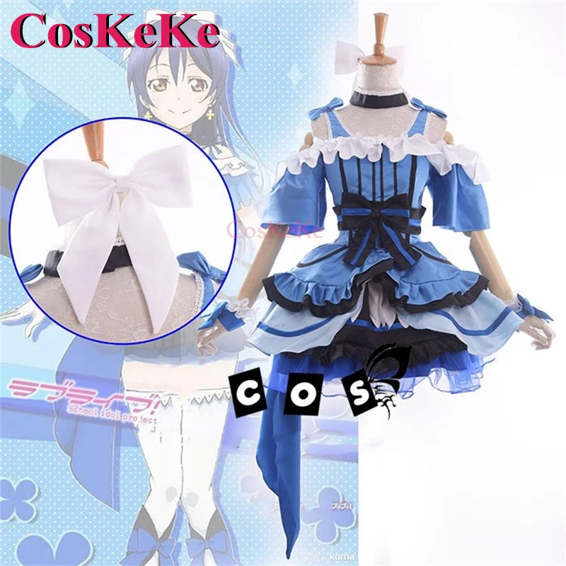 CosKeKe Sonoda Umi Cosplay Anime LoveLive Costume Kira Kira Sensation Lovely Singing Suit Halloween Party Role Play Clothing