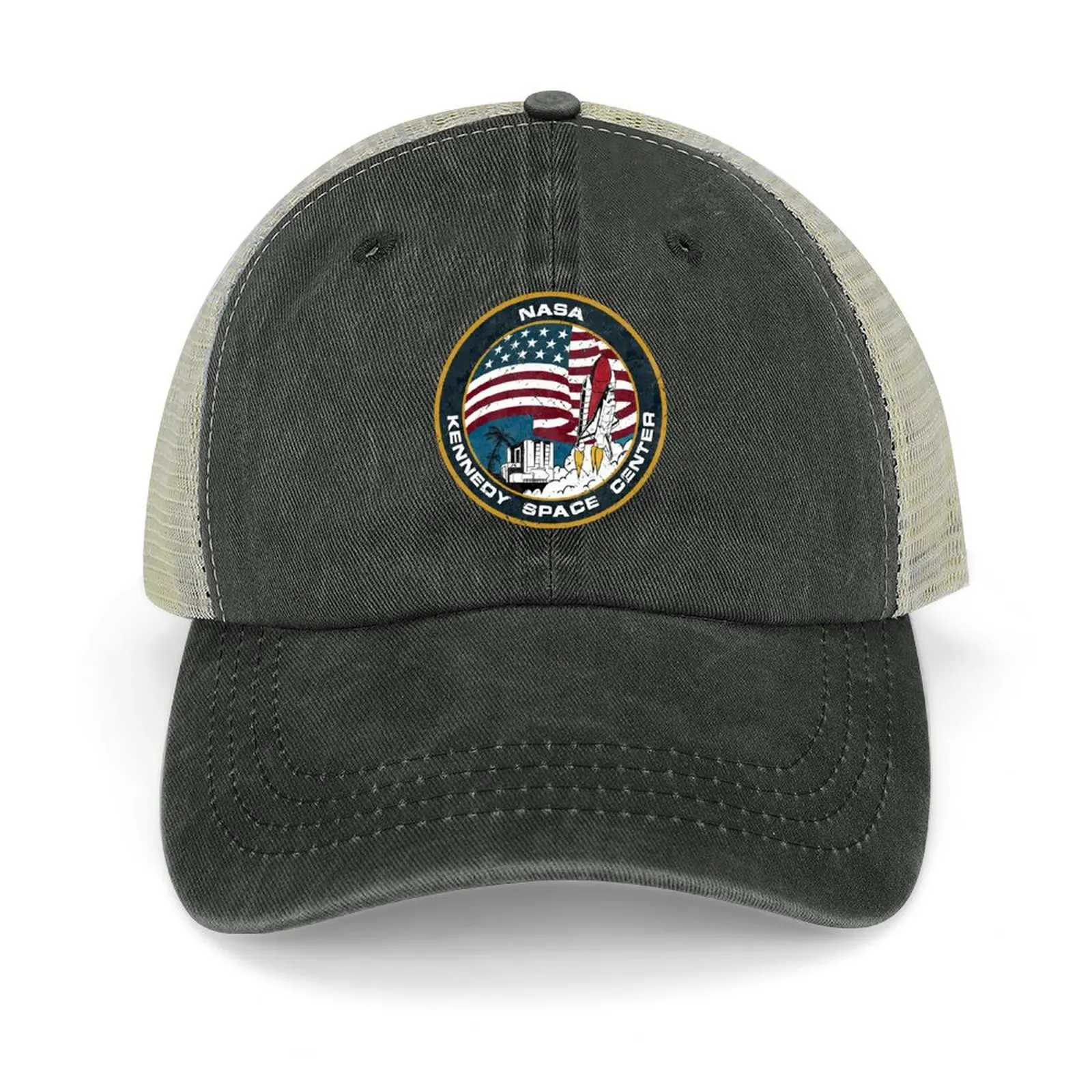 

Kennedy Space Center Vintage Emblem Baseball Cap Military Cap Man tea Hat fishing hat Golf Women Men's