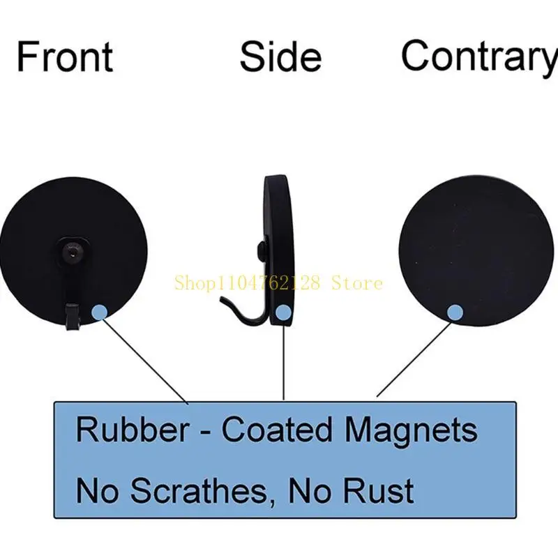 خطاف حلقة الأزهار حافة ناعمة خطاف متين سهل التركيب شماعات مغناطيسية أفضل بيع
