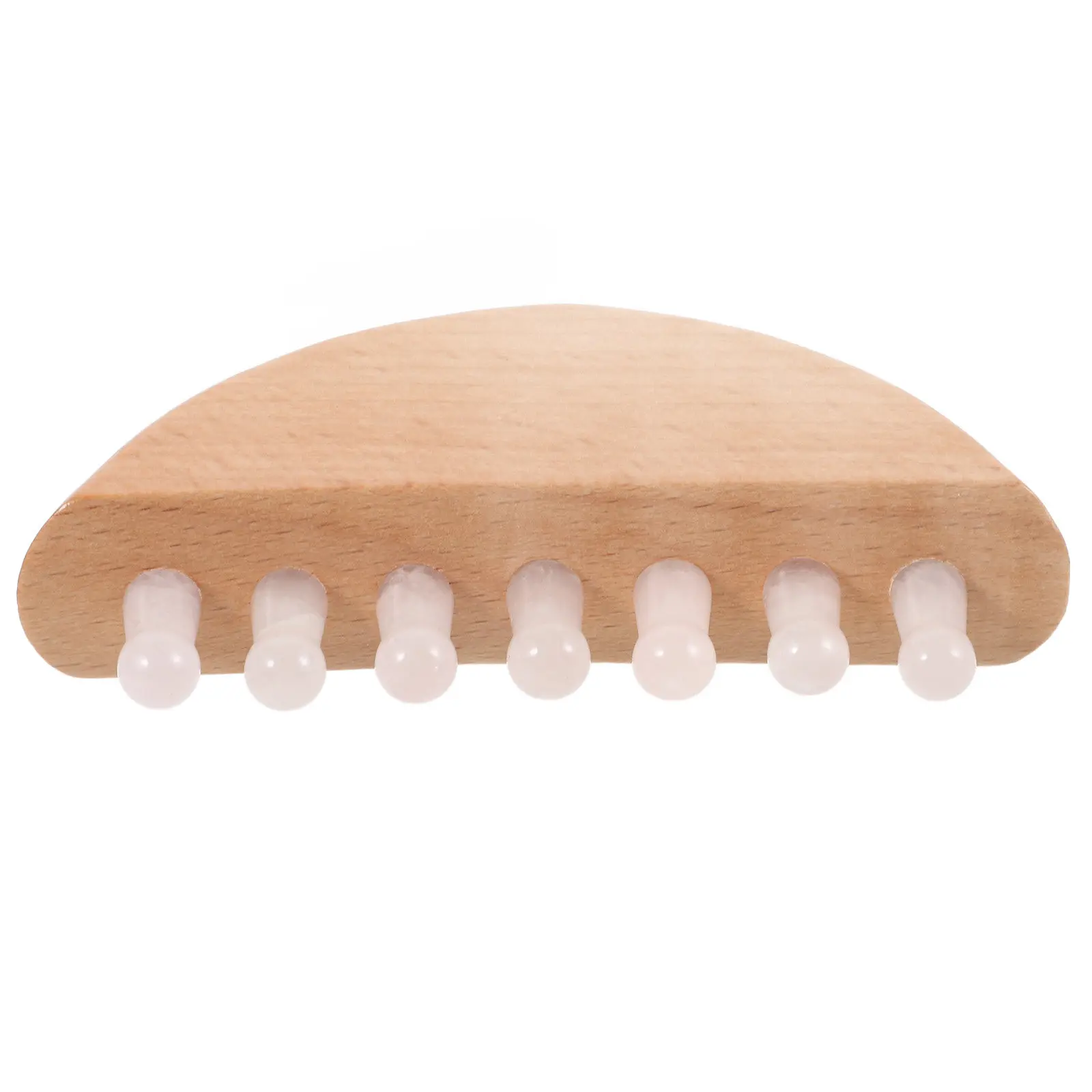 

Pink Crystal Massage Comb Natural Wooden Mini Comb Scalp Massager Smooth Wide Tooth Hair Detangler Portable Travel Hair Care