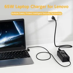 65W laptoplader voor Lenovo IdeaPad 3 5 Flex 4 5 6 1470 1480 1570 1580, Ideapad 110 110s 310 320 330 330s 520 530s 710s S145