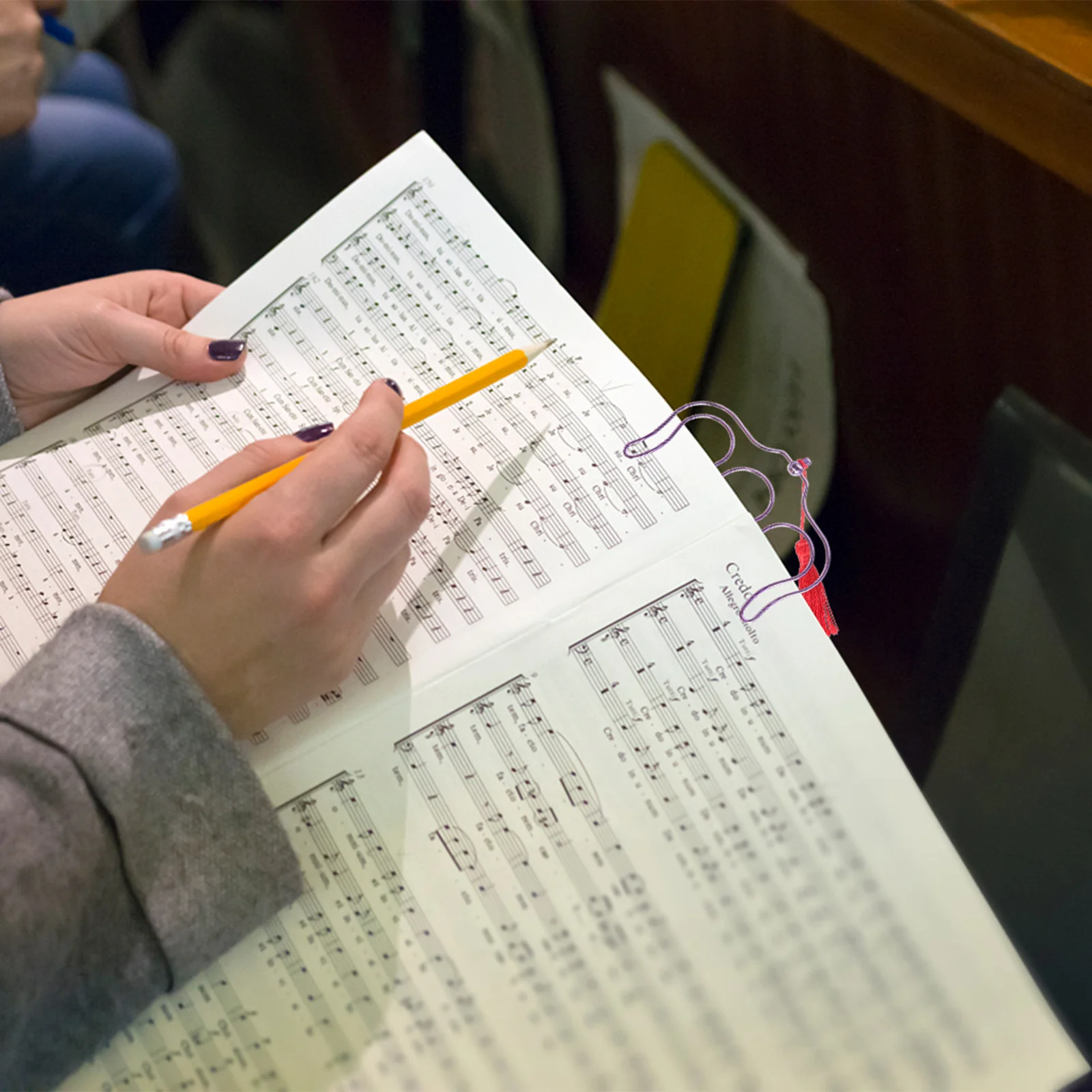 2 قطعة مشبك كتب الموسيقى الفولاذ المقاوم للصدأ حامل الصفحة المعدنية لأوراق الموسيقى قراءة كتاب حامل مسطح أصحاب الصفحات المعدنية #3