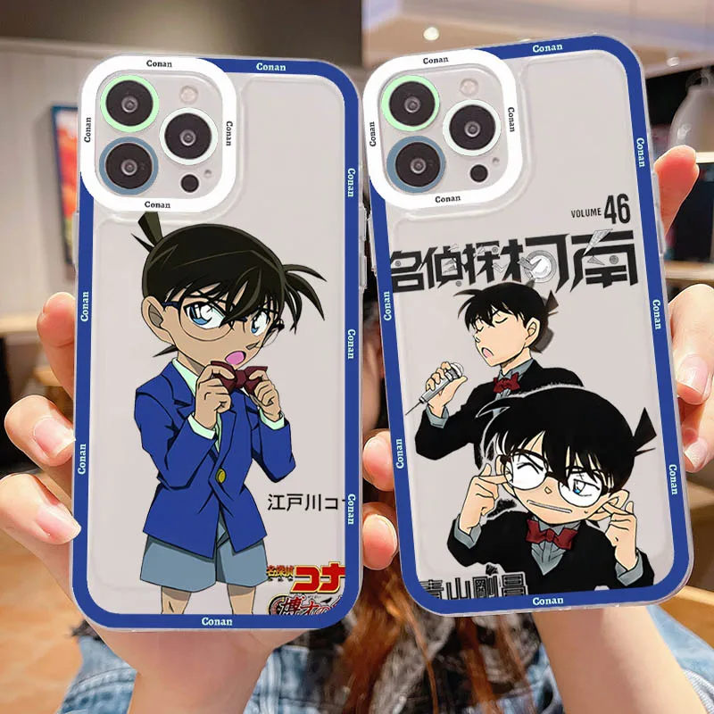 Anime Detective Conan Phone Case For Samsung S 20 S 21 S 22 S 23 Lite Plus Ultra Mobile Cover