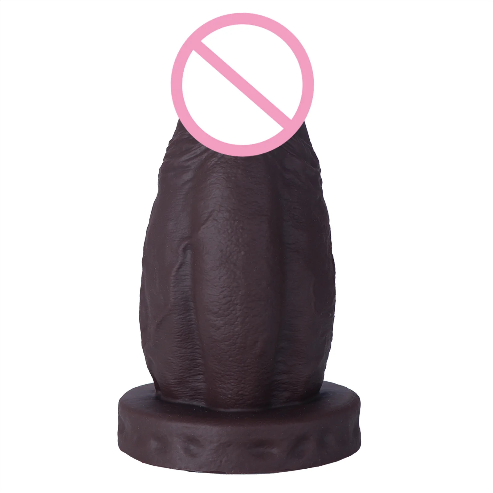 4.1'' Diameter Huge Thick Anal Dildo, 8.6 Inch Huge Silicone Girth Dildo Butt Plugs with Strong Suction Cup & No Balls