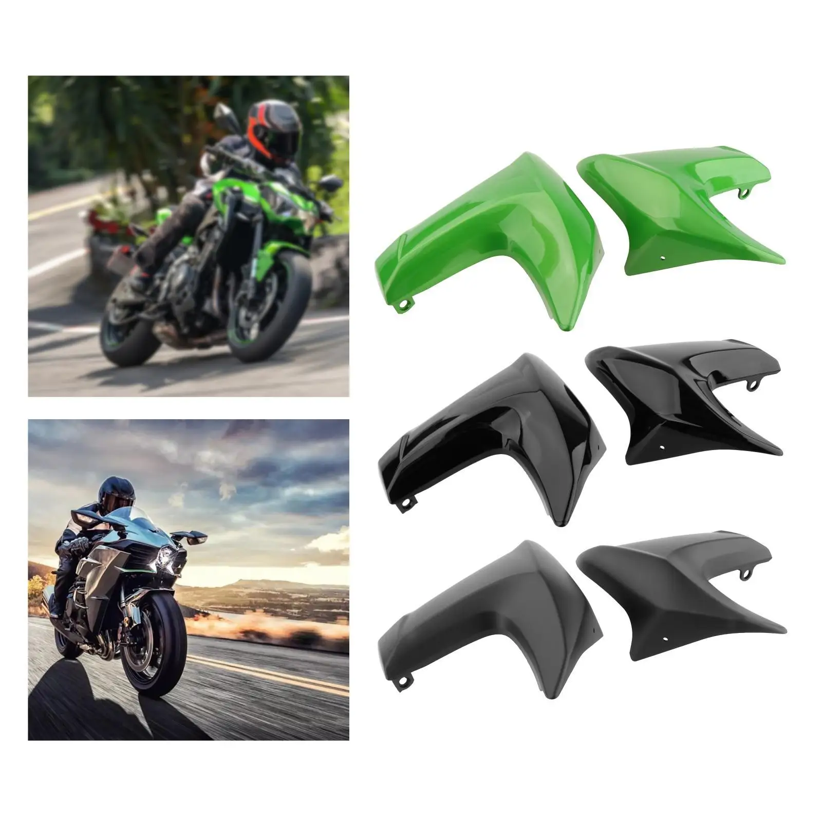

2 pcs Radiator Cover Fairing guard for for ER6N 20113 2014 2015