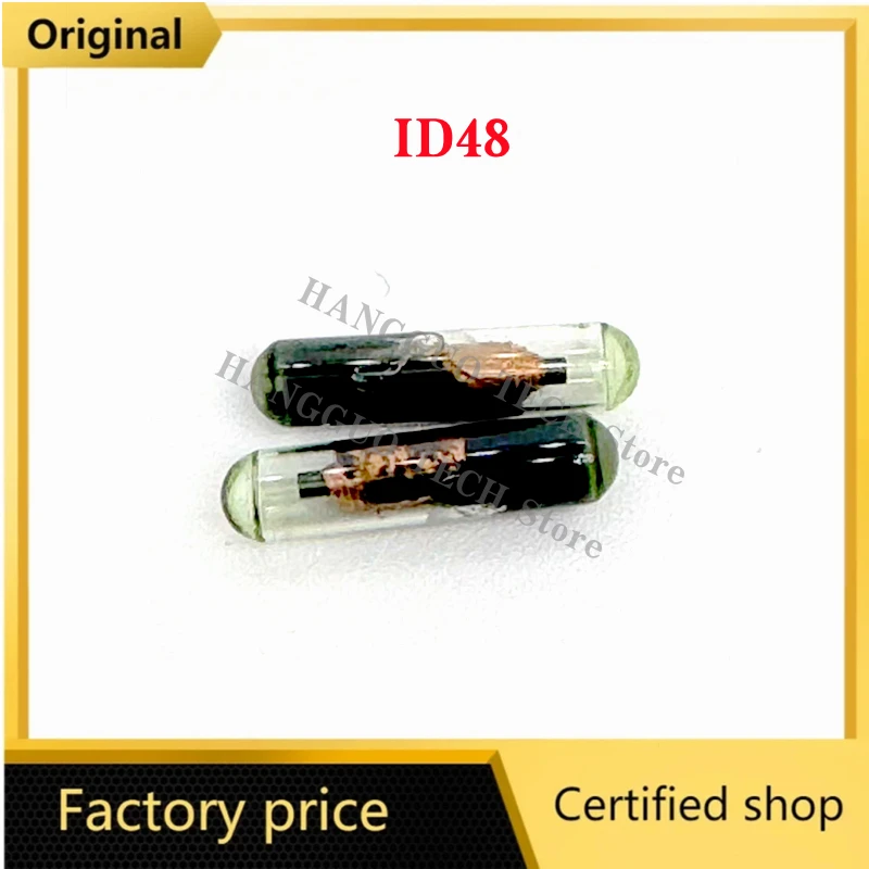 5-10PCS/Lot Original  ID48 ID 48 Transponder Chip Car Key Chip Blank OEM For Auto Transponder Chip Glass ID 48 Unlock Chip