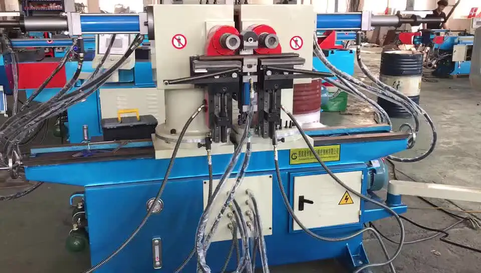 STR SW38 CNC Hydraulic Stainless Steel  Double Head Pipe Bending Machine for Tube and Pipe Bending in Industrial Applications