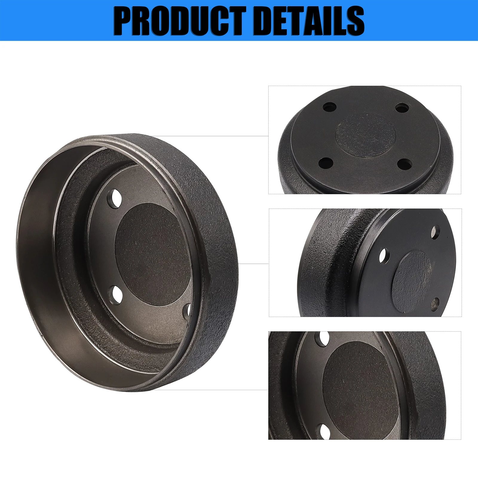 Club Car Golf Cart Brake Drums/Hub & Brake Shoes Spring Kit For DS 1995-Up&Precedent 2004-Up OEM 101791101 101823201 101816301