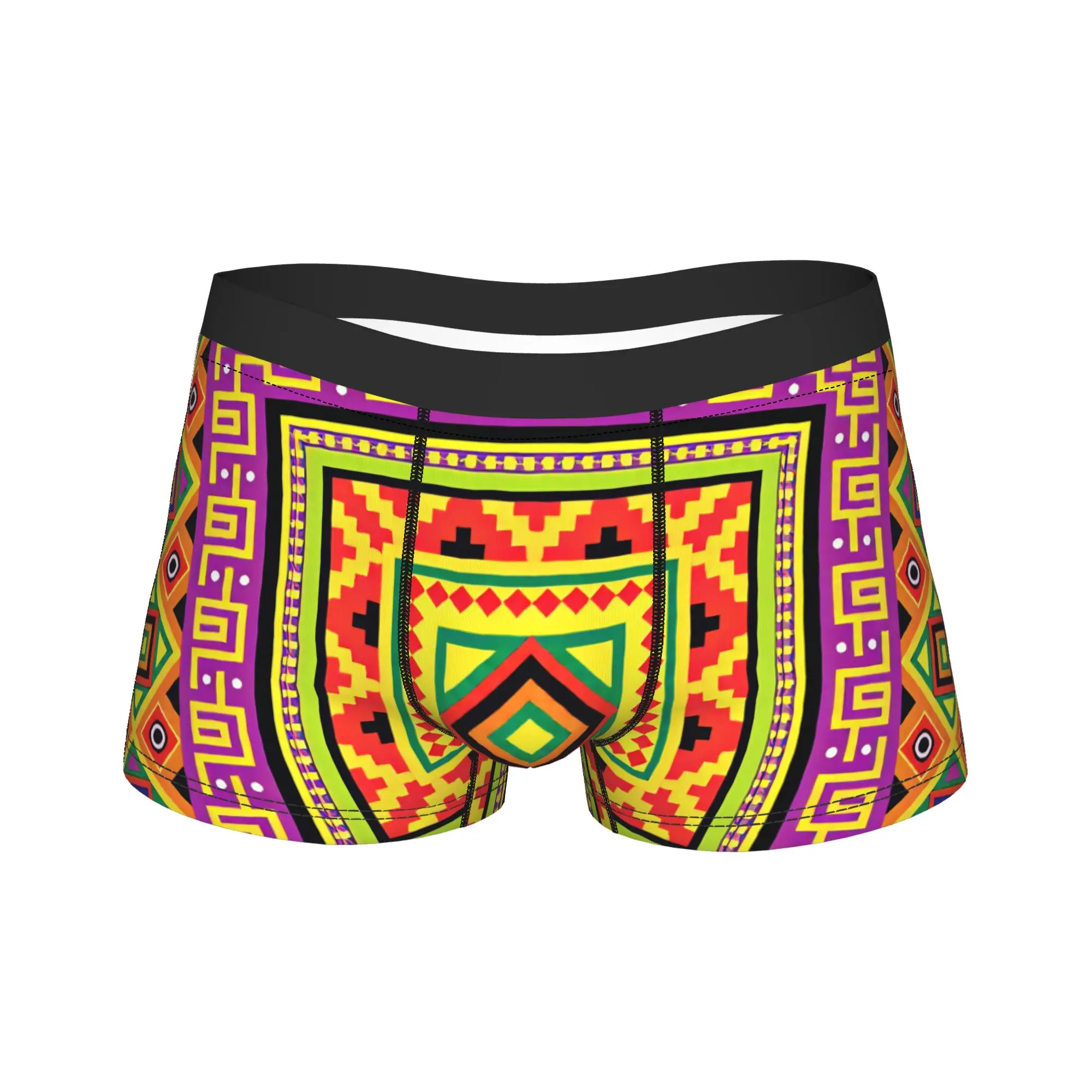 Mexican Square Underwear  Men's Boxer Brief Sexy Soft Boxershorts Hot Sale Custom DIY Large Size Underpants