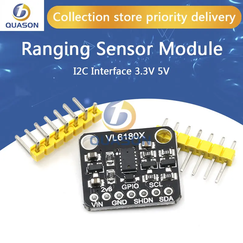 VL6180 VL6180X Range Finder Optical Ranging Sensor Module forArduino I2C Interface 3.3V 5V gesture recognition