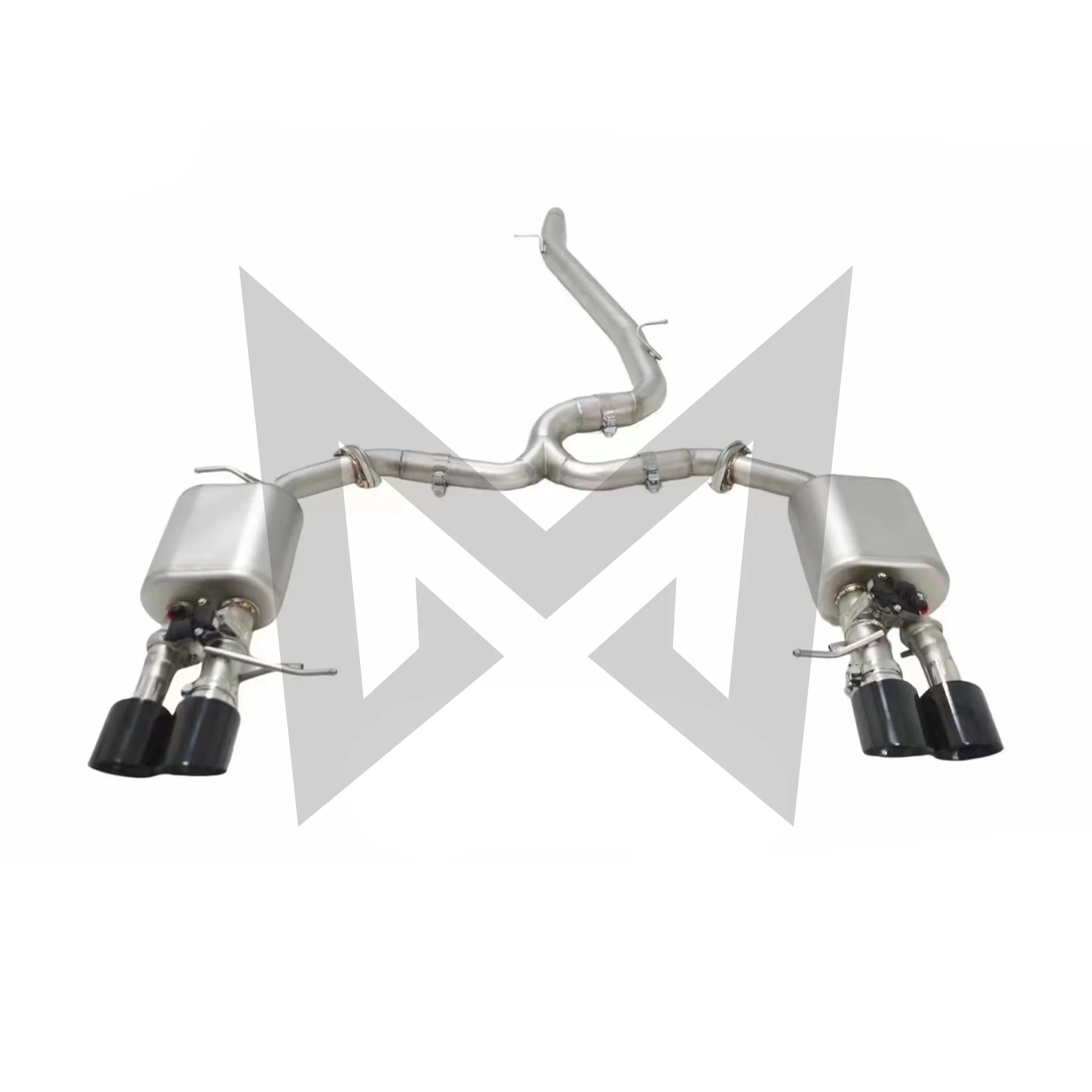 نظام عادم السيارة MANX لسكودا سوبيرب 2.0T أنبوب عادم أداء Catback من الفولاذ المقاوم للصدأ مع صمام التحكم عن بعد #4