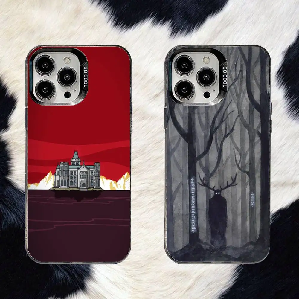 

Rusty Lake Hotel Phone Case For iPhone 16,15,14,13,12,11,8,7,Pro,Max,Plus,Mini,XS,SE Anti Fall Black Matte Hard