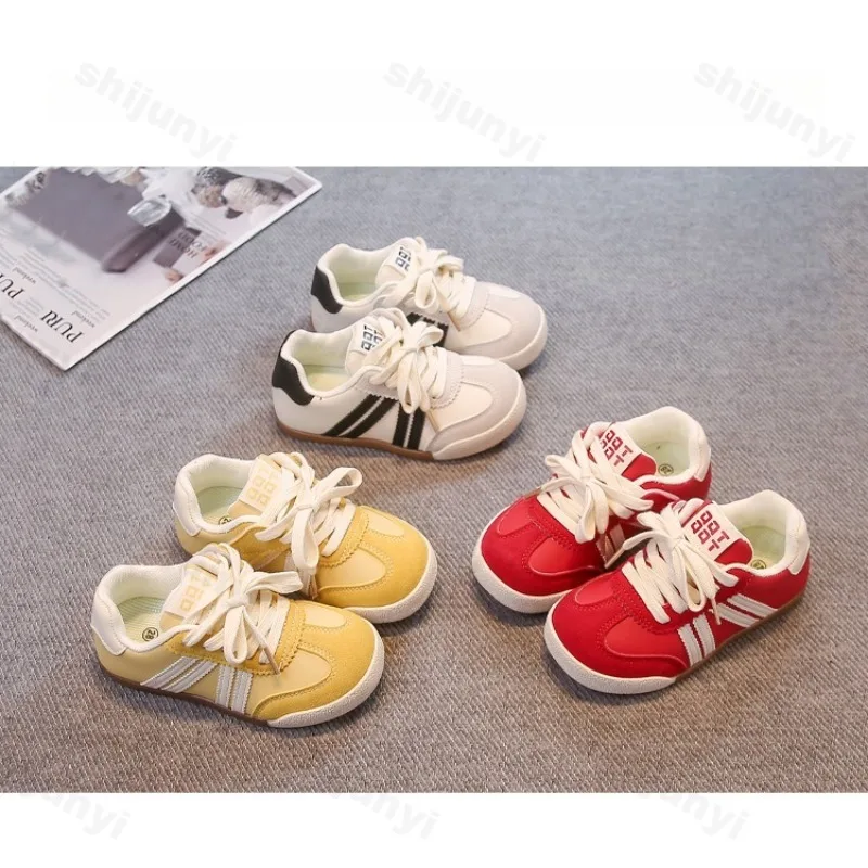 

Children's Sneakers 2025 Autumn New Boys' Breathable Vintage Casual Shoes Comfortable Soft Sole Non Slip Girls' Running Shoes