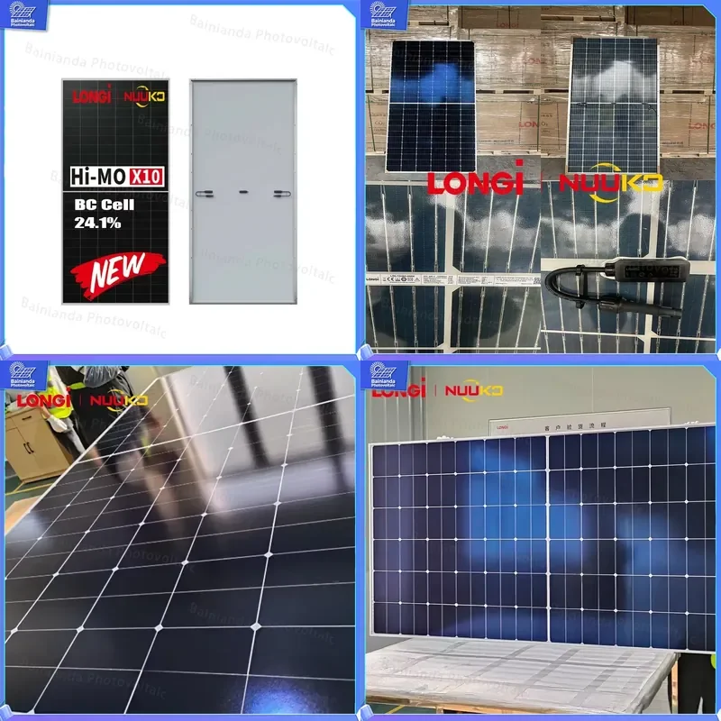 640W 650W N Type Bifacial Solar Panel 24.1% Efficiency Single Glass Monocrystalline PV Module for Himo X9 X10 LR7 72HVH