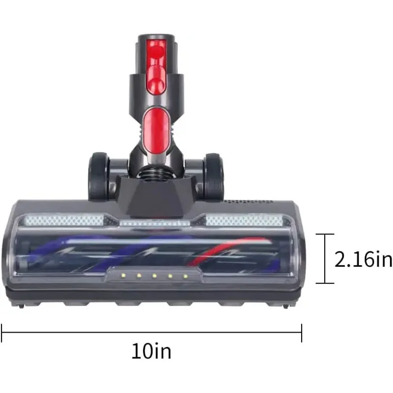 Motorized Vacuum Cleaner Head For Dyson V7 V8 V10 V11 V15 Vacuum Cleaner Sweeper Accessories Roller Floor Brush Replacement