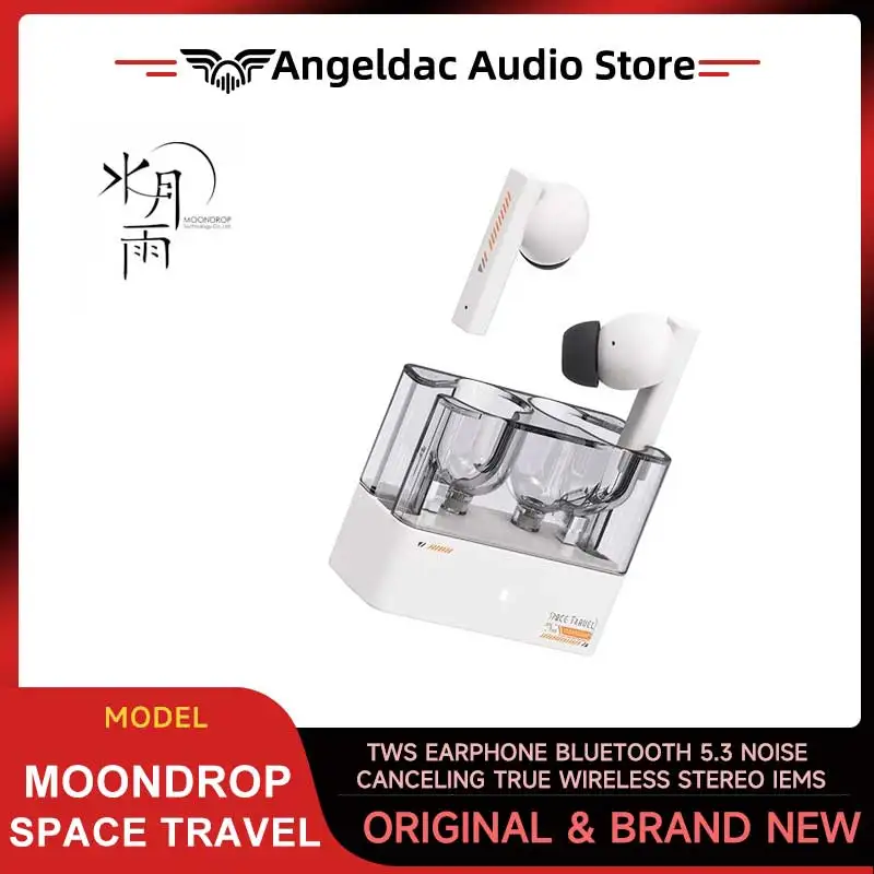 Moondrop Space Travel TWS Earphone Bluetooth 5.3 Noise Canceling True Wireless Stereo IEMs