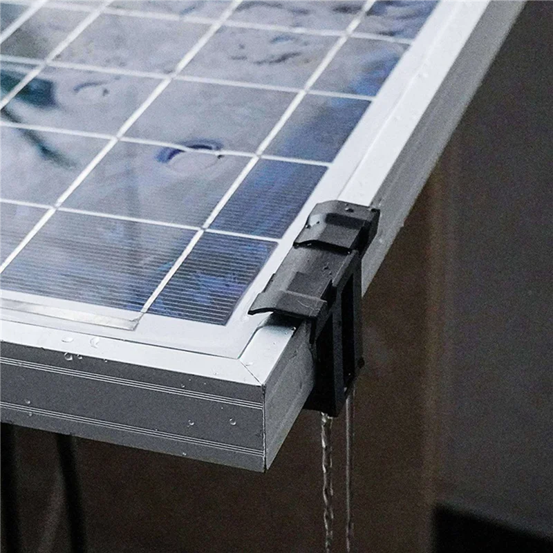 

B97A-90Pc Рамки для солнечных панелей Слив воды Толщина зажима 35 мм Фотоэлектрические панели Автоматическое удаление пленной воды Пыль Открытый инструмент