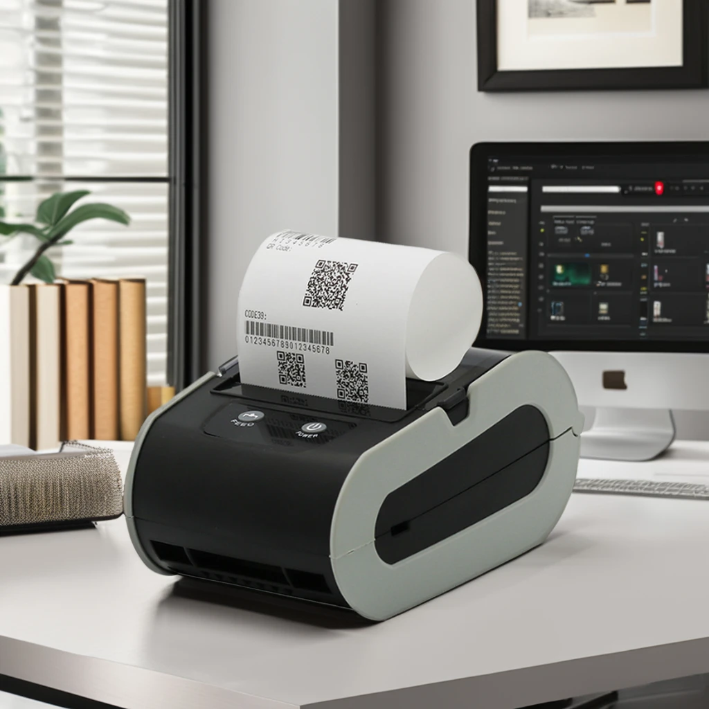 

80 мм беспроводной портативный мини-термопринтер этикеток с USB + Bluetooth карманный чековый автомат без чернил