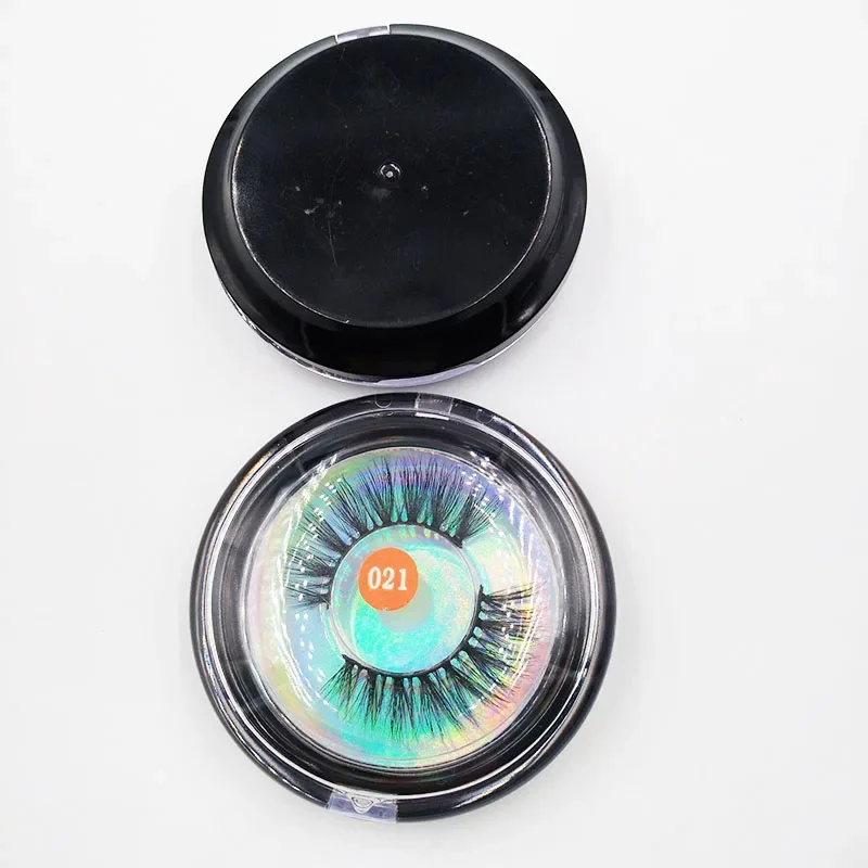 Faux cils auto-adhésifs réutilisables 3D protéine de soie faux cils effet naturel faux cils pour Extension